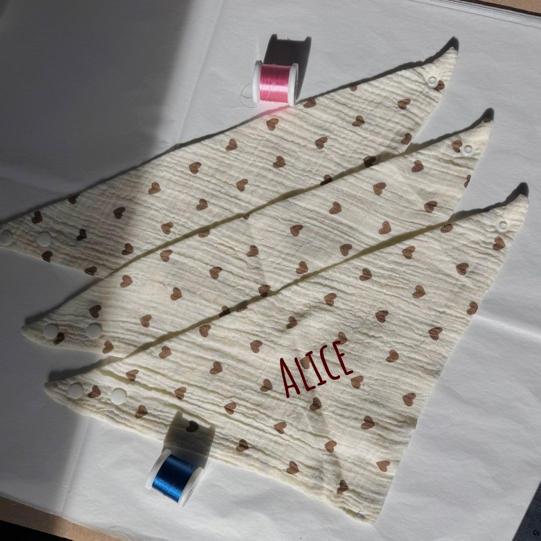 Bavoirs - Petit coeur