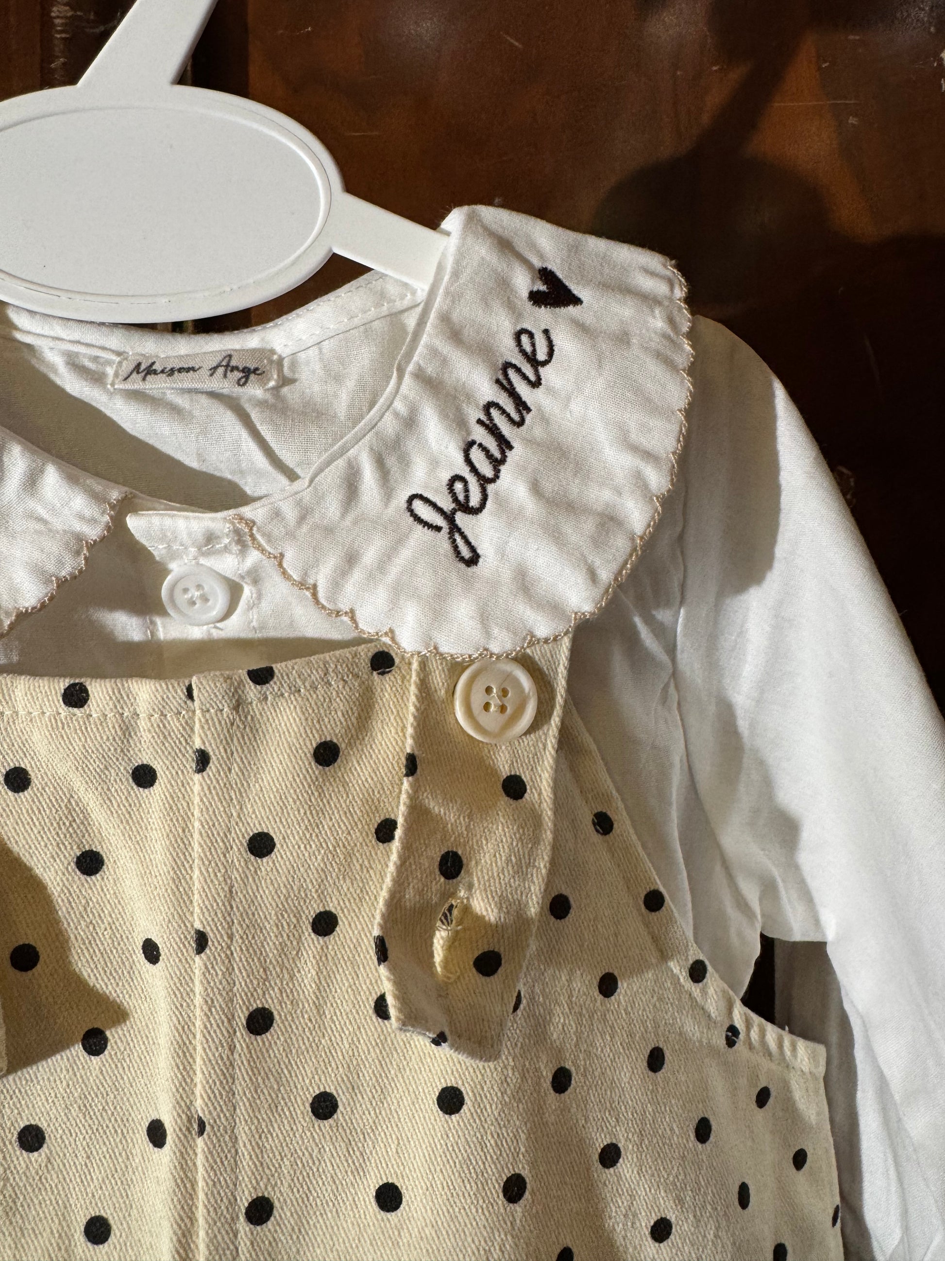 Barboteuse - Col claudine