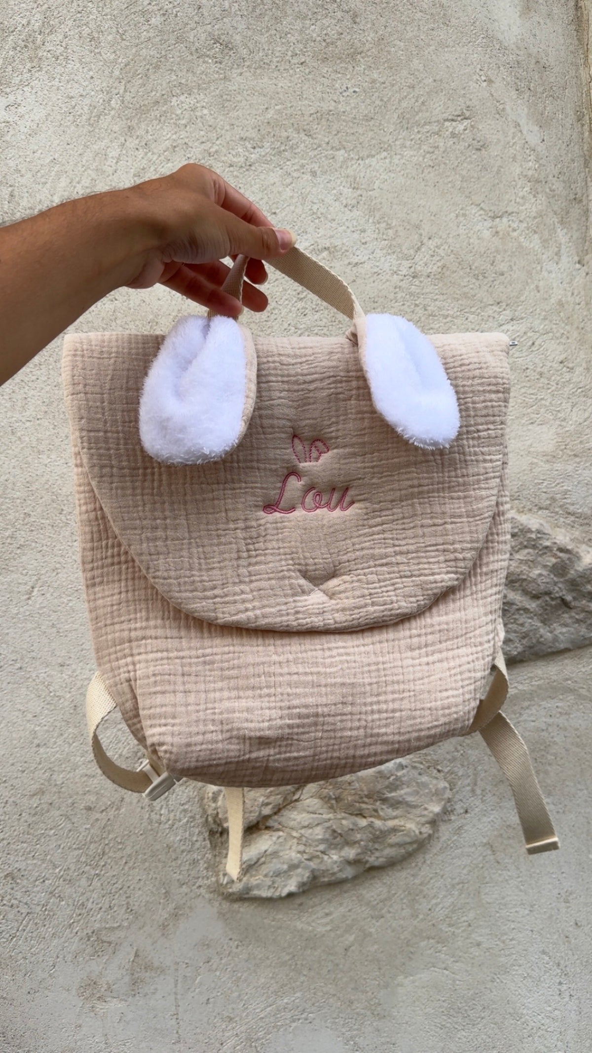 Sac à dos lapin - Rentrée
