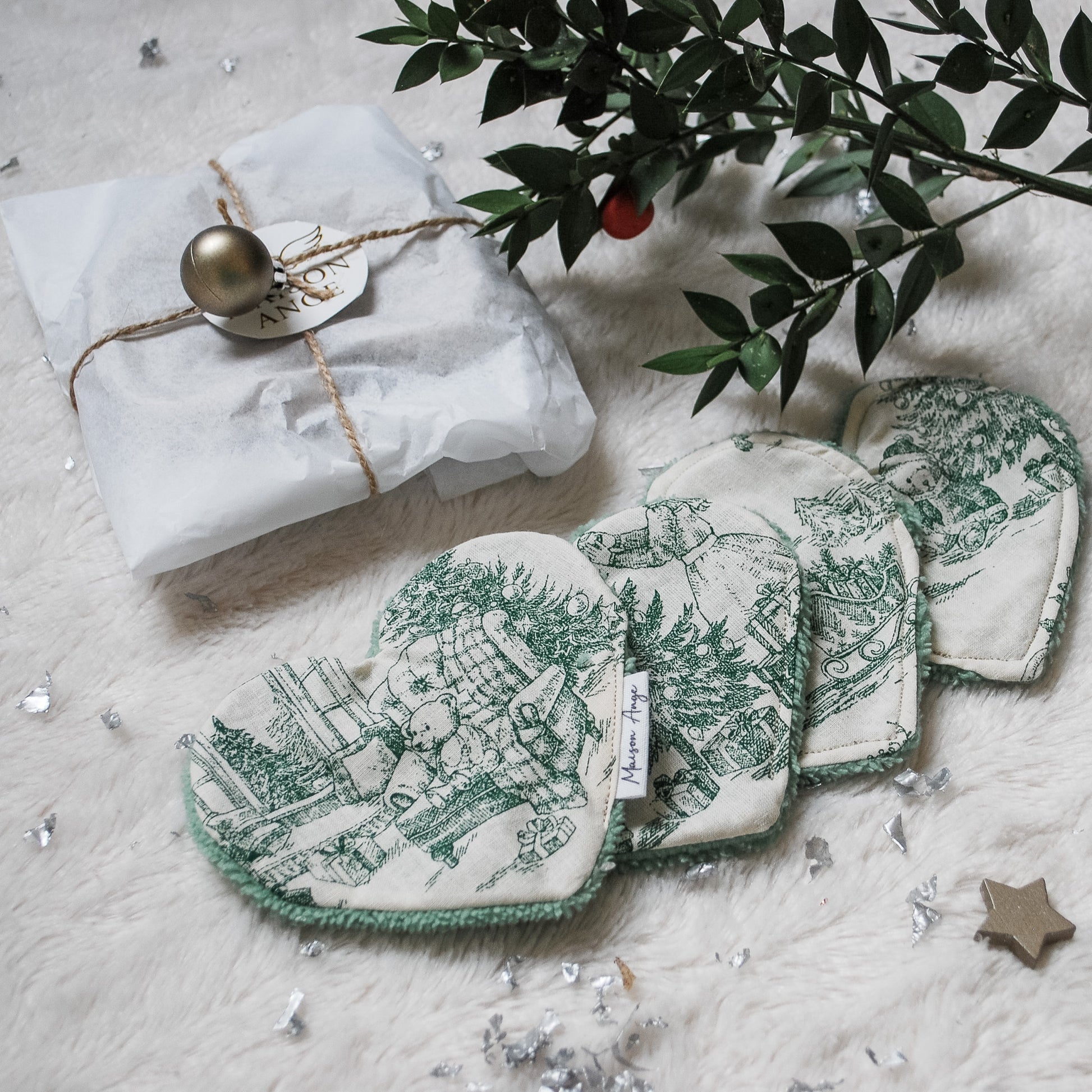 Cotons réutilisables - Cœur