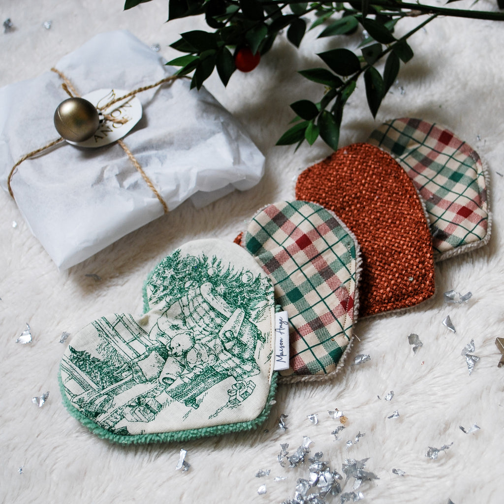 Cotons réutilisables - Cœur