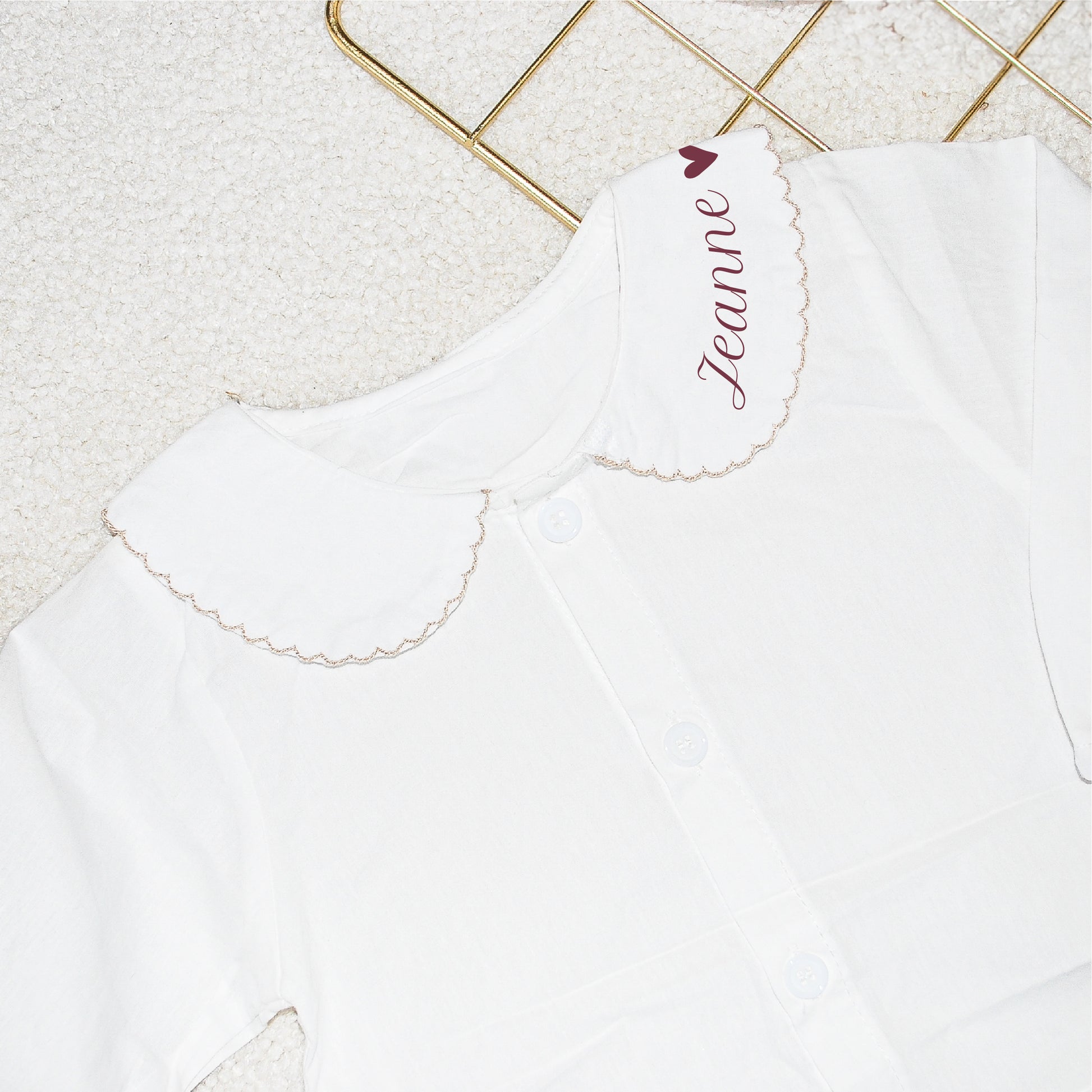 Barboteuse - Col claudine