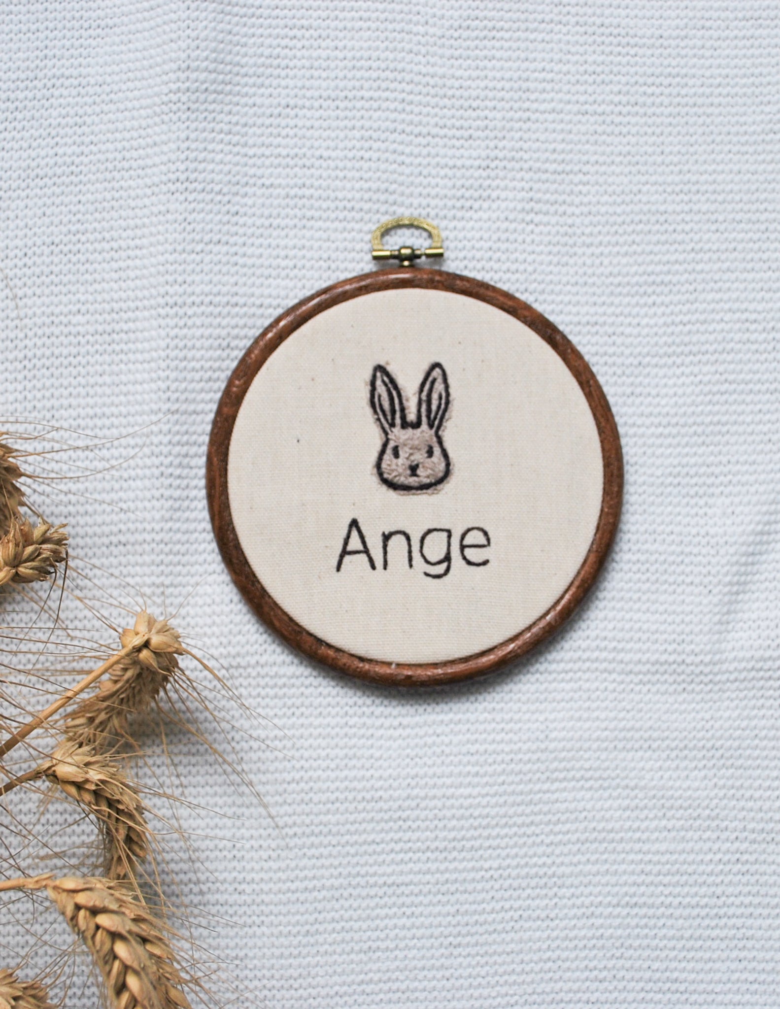 Cadre brodé - Pâques 🐰