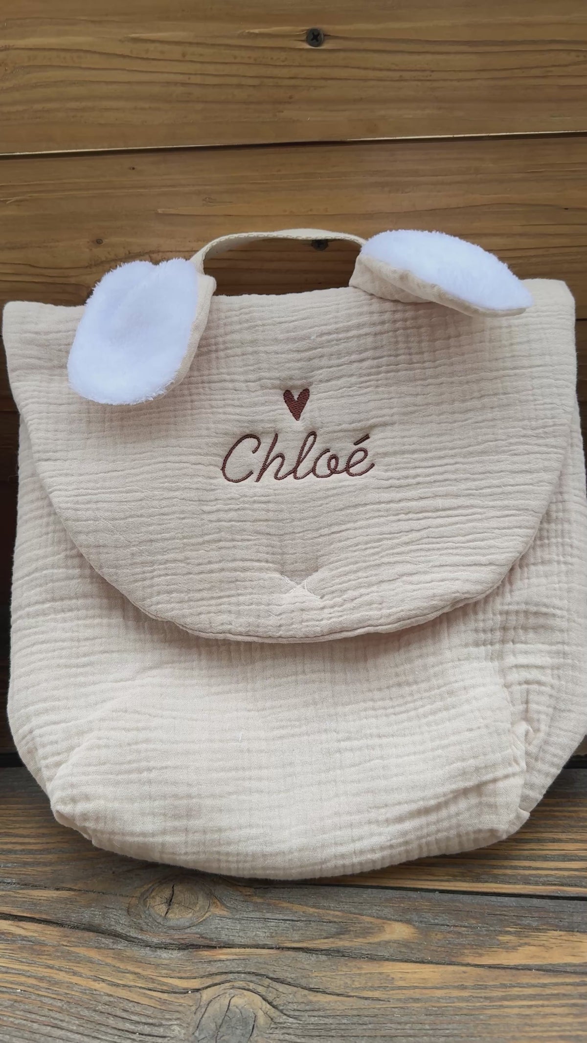 Sac à dos lapin - Rentrée