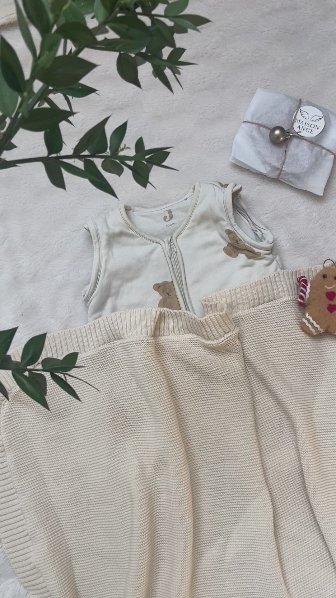 Couverture Bébé – Édition Noël